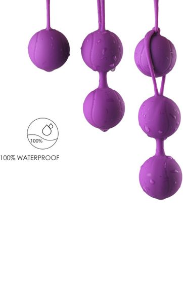 Набір вагінальних кульок Pleasure Violet Sex Aura | Зображення 4