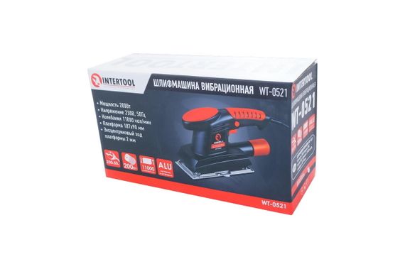 Вибрационная шлифмашина Intertool - 200 Вт SemiPro (WT-0521) | Зображення 3