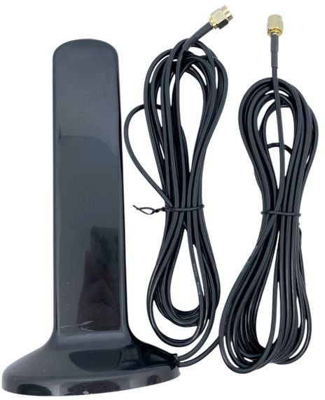 Антена автомобільна MIMO 16 дб інтернет 4G SMA male кабель 3 м неодимовий магніт широкосмугова 800-2700 Мгц