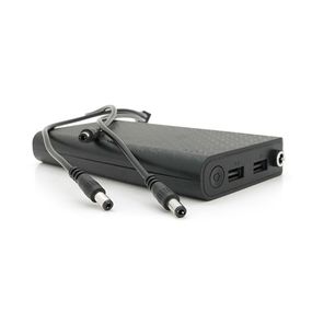 ДБЖ UPS-24W DC1024P для роутерів, Output: USB 5V/2A, DC9V,2.7A/12V,2A, 14000mAh(7*2000mAh), 155х75х23мм, 460грам, Black, BOX