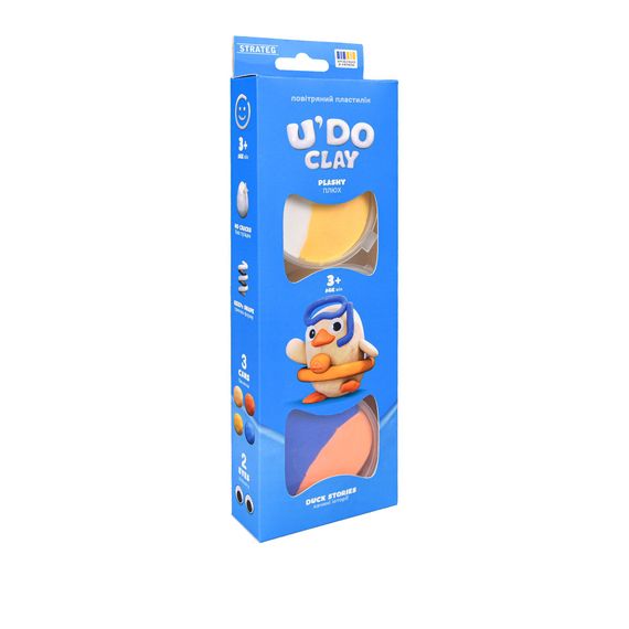 Набір для ліплення Strateg UDO CLAY 31082 Різнокольоровий shop (4823113893866)