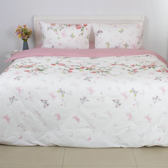Постільна білизна євро ТЕП Pink Butterflies 2-00880_35788 215х200 см