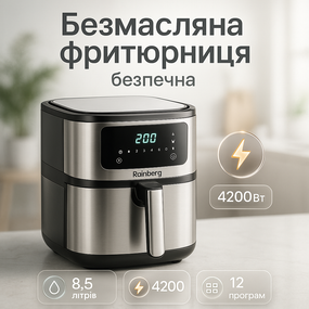 Электродуховка настольная с противнем, Аэрофритюрница с функцией обжаривания и выпечки PH-59