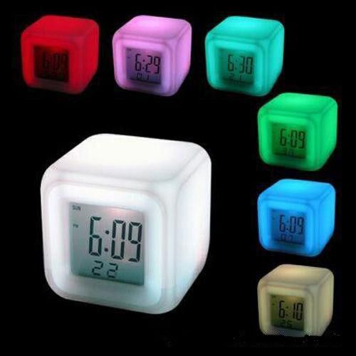 Часы ночник COLOR CHANGING CLOCK (CZ27C253) | Зображення 1