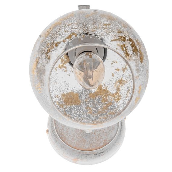 Бра настенное накладное классическое BKL-596W/1 E14 WH/G | Зображення 3