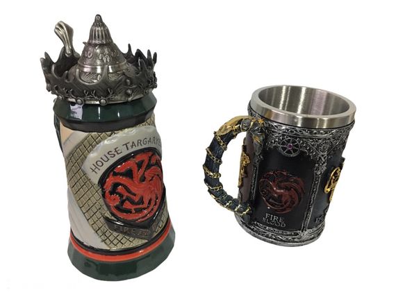 Подарунковий набір Кухоль Game Of Thrones House Targaryen Fire And Blood Гра Престолів і Winter Coming | Зображення 1