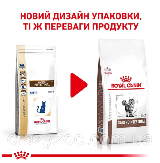 Сухий корм для котів Royal Canin Gastro Intestinal Moderate Calorie 400 г 4008004 | Зображення 1