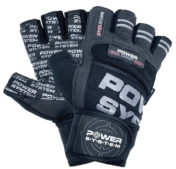 Рукавички для фітнесу Power System PS-2800 Power Grip (Black) XXL