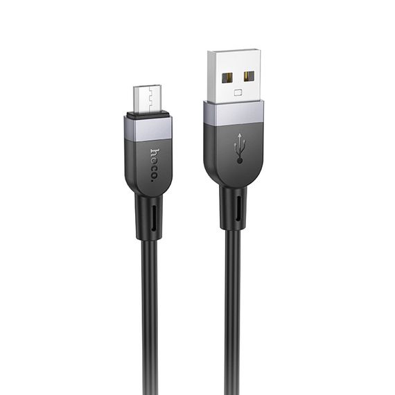 Дата кабель Hoco X109 Energy silicone USB to MicroUSB (2m) Black