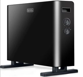 Конвекторный обогреватель BLACK+DECKER 2,0 кВт, площадь обогрева 20 кв.м., напольный, черный (BXCSH2000E)