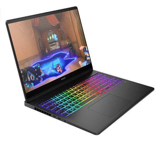Игровой ноутбук HP Omen 16-AP0800NO / 16" (1920x1080) IPS / AMD Ryzen AI 7 350 (8 (16) ядер по 2.0 - 5.0 GHz) / 16 GB DDR5 / 960 GB SSD NVMe / nVidia GeForce RTX 5070, 8 GB GDDR7, 128-bit / WebCam б/у | Зображення 2