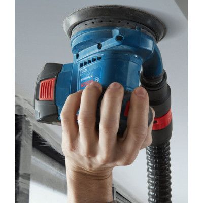 Шлифовальная машина Bosch GEX 185-LI, 18В, 125 мм, 6000-10000 об/мин (без АКБ и ЗУ) (0.601.3A5.020) | Зображення 6