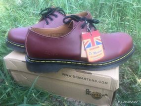 Ботинки полуботинки туфли Dr. Martens 1461 Cherry RED Smooth (Бордовые) Размер 41 42 43...