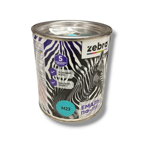 Емаль алкідна пф-115 універсальна 0,8 кг zebra master 1223 м23 бірюзовий