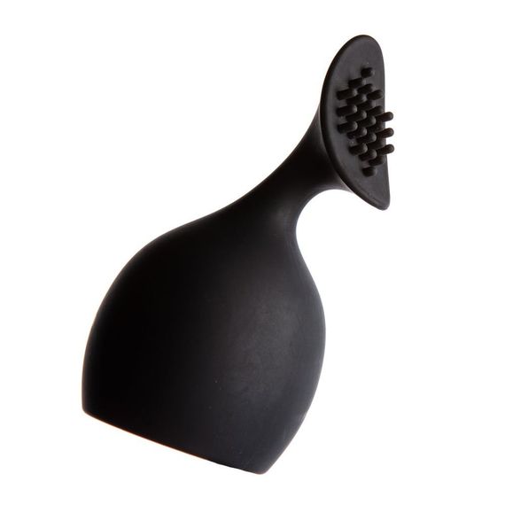 Насадка на мікрофон з пухирцями Love Shop для стимуляції клітора, чорна sexstyle | Зображення 1