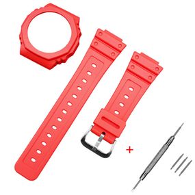 Ремешок + безель (рант) для Годинник C2asio G-Shock GA-2100 Red SI