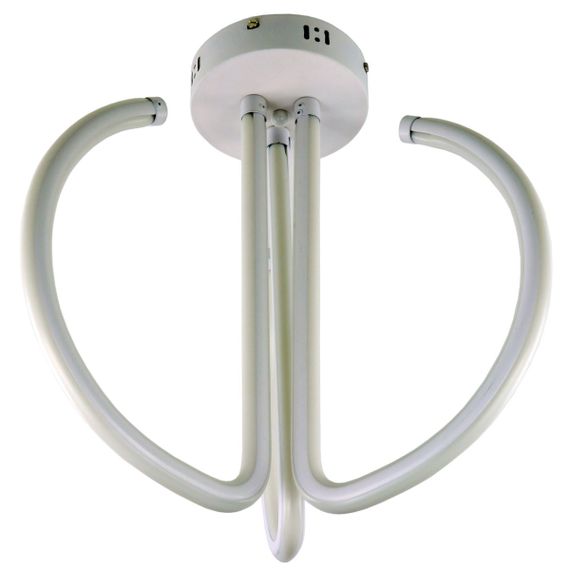 Люстра світлодіодна стельова LED світильник для квартири на стелю лед 25571 Білий 40х38х38 см.