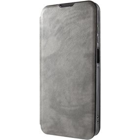 Шкіряний чохол-книжка Belora для Motorola Edge 70 Fusion / 70 Fusion+ Gray
