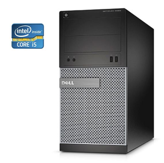 ПК Dell OptiPlex 3020 Tower / Intel Core i5-4590 (4 ядра по 3.3 - 3.7 GHz) / 4 GB DDR3 / 500 GB HDD / Intel HD Graphics 4600 б/в