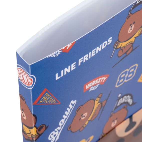 Папка на 20 файлов A4 YES Line Friends Brown 492109 | Зображення 3