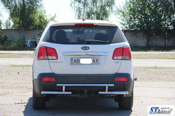 Задня дуга AK002-2 (нерж.) для Kia Sorento XM 2009-2014рр | Зображення 3