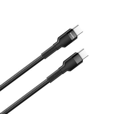 Дата кабель ColorWay USB-C to USB-C 0.3m 3А black (CW-CBPDCC054-BK) | Зображення 1