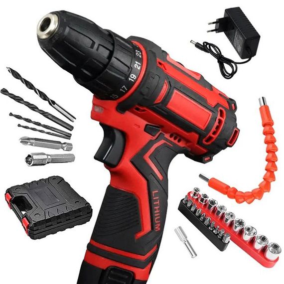 Акумуляторний шуруповерт із насадками KRAFFTEC 24V WT-58 | Зображення 2