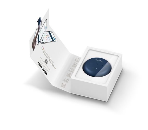 Масажер для обличчя та тіла GESKE Sonic Cool&Warm Face and Body Massager 9в1 starlight, Синій | Зображення 8