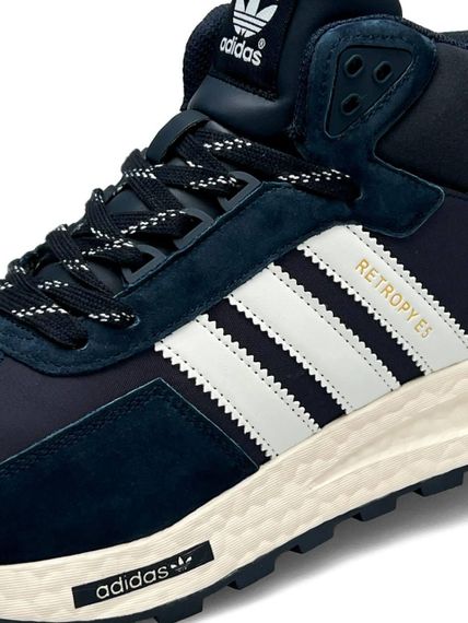 Кросівки зимние чоловічі Retropy E5 Navy White Fur ,  зима , Вьетнам 45 28 - 28.5 см | Зображення 5