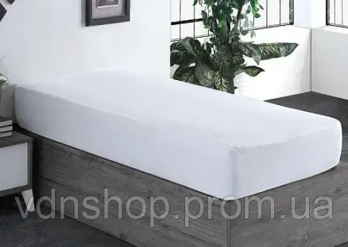 Наматрасник непромокаемый Аквастоп с тканевым бортом и резинкой (100*200) | Зображення 5