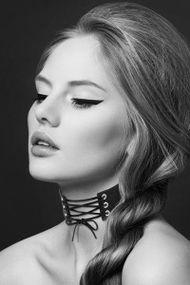 Чокер со шнуровкой Bijoux Pour Toi - LACET, экокожа sexstyle