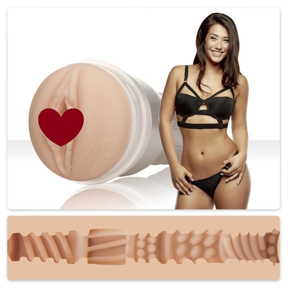 Мастурбатор Fleshlight Girls: Eva Lovia - Sugar, со слепка вагины, очень нежный Sex Aura