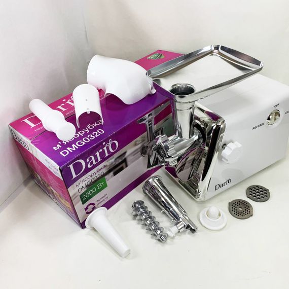 М'ясорубка з теркою для дерунів Dario, Електрична м'ясорубка для виготовлення фаршу KO-48 | Зображення 4