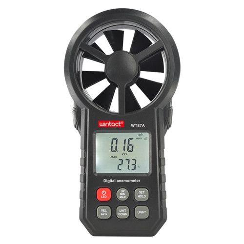 Анемометр крильчастий 0,3-30 м/с, -10-45 °C WINTACT WT87A | Зображення 1