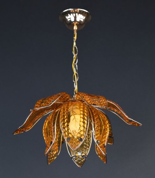 Люстра підвісна на 1 лампочку 27792 Золото 25-40х35х35 см. | Зображення 3