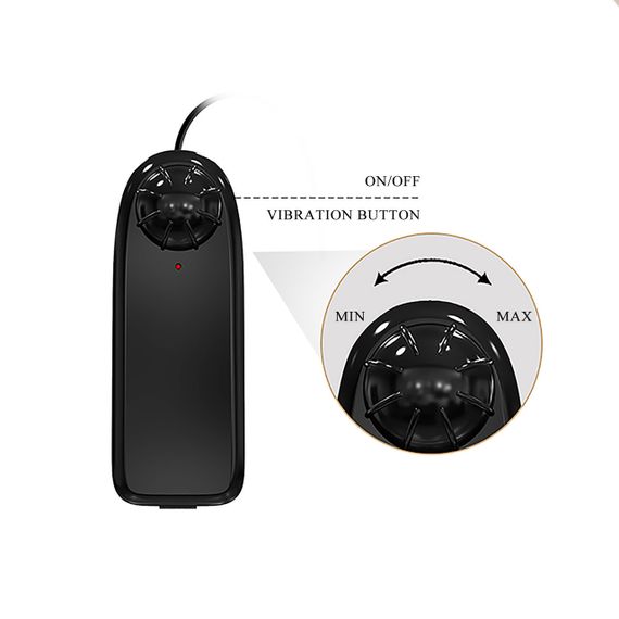 Вібратор на присосці BAILE - Beautiful Catoblepas Vibration 8.1" Brown, BW-008106ZR-1 Sex Aura | Зображення 7
