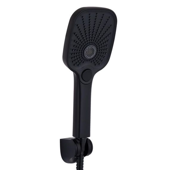 Смеситель для ванны Qtap Gemini (с душевым гарнитуром) QTGEM259BLM45682 Black Matt | Зображення 3