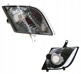 Указатель Поворота Nissan Micra K12 2005-2008 Левый Белый (Узк. Внутри Решетки) Без Патрона