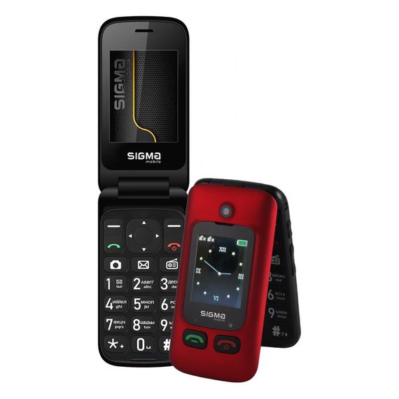 Мобільний телефон Sigma Comfort 50 Shell Duo Type-C Red Black (4827798212516) | Зображення 3