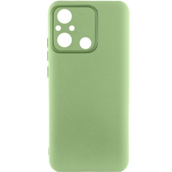 Чохол TPU GETMAN Liquid Silk Full Camera для Xiaomi Redmi 12C Зелений / Pistachio