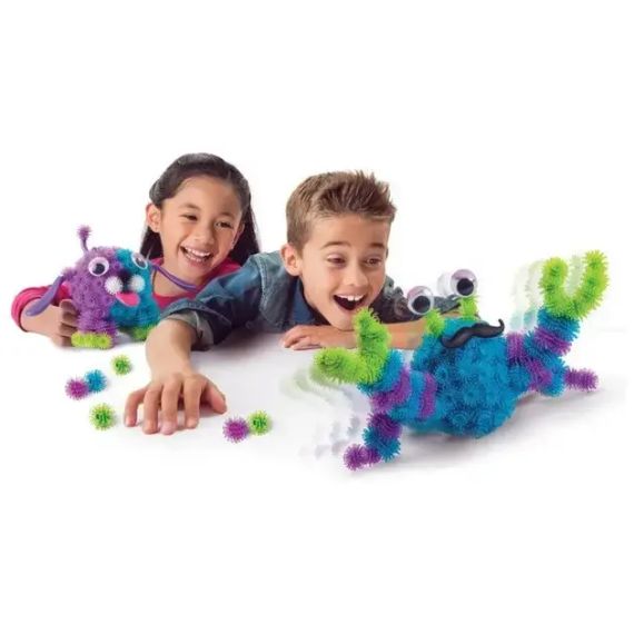 Дитячий різнокольоровий конструктор-липучка Bunchems 400 деталей / Конструктор Банчемс | Зображення 3