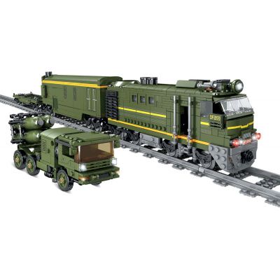 Конструктор ZIPP Toys Потяг DF2159 з рельсами, зелений на радіокеруванні (98252) | Зображення 1