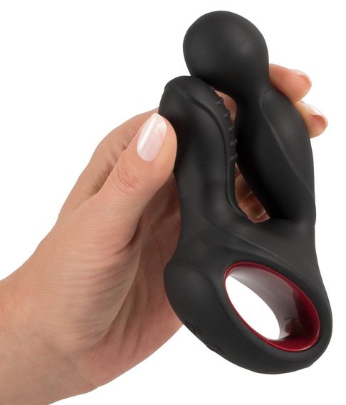 Вибростимулятор простаты с ротацией и подогревом You2Toys Silicone Prostate Plug, черный Sex Aura | Зображення 3
