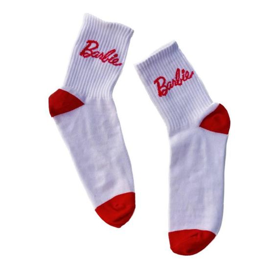 Трендові дитячі, жіночі шкарпетки з крутим принтом Barbie р. 33-36, 36-39 TM TwinSocks | Зображення 2