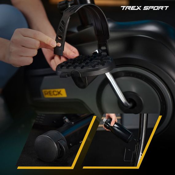 Велотренажер Trex Sport TX-400MB RECK магнітний сірий | Зображення 6