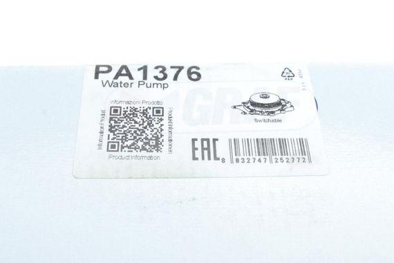 Помпа води Mercedes Benz C-class W204 E-class W212 Vito W447 OM651 2.2CDI 08- перемикач. R B 7 лоп 6кан  PA1376 | Зображення 9