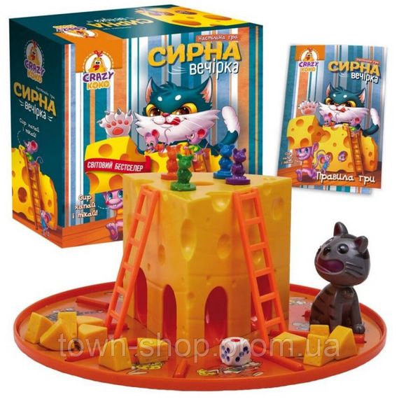 Настольная игра "Сырная вечеринка" VT8055-38 гигантский сыр на круглой основе | Зображення 2