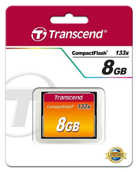 Карта памяти Transcend  8GB CF 133X (TS8GCF133) | Зображення 4