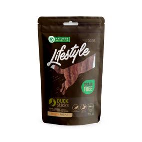 Лакомство для собак, сушеная утка, полоски, Nature's Protection Lifestyle Snack For Dogs Duck Sticks 75г