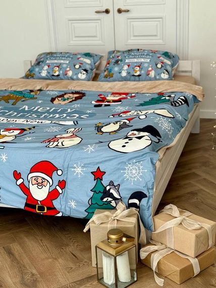 Постільна білизна полуторна Dushka Home Сатин Плюш 21359 160х215 см | Зображення 1